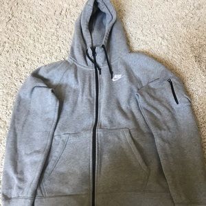 Nike men’s tech fleece full zip hoodie size med